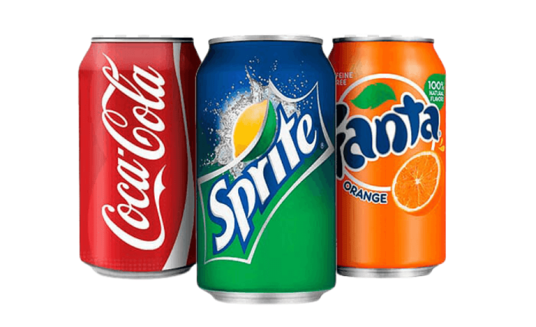 Cola Fanta Sprite