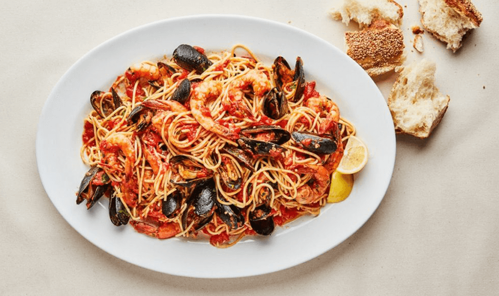 Deniz Ürünleri Spagetti